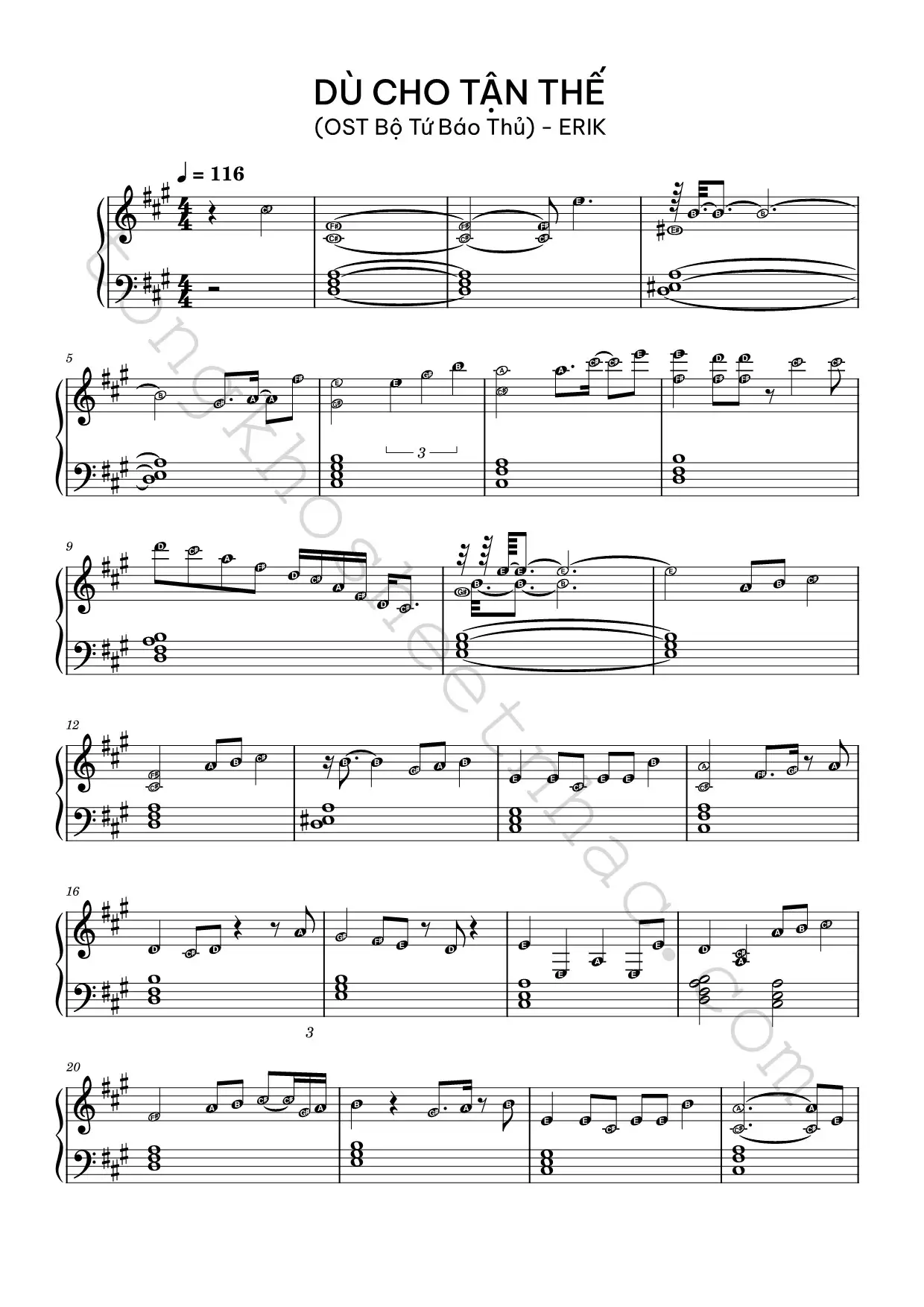 du_cho_tan_the_-_piano_sheet_1 - Sheet Nhạc Miễn Phí - Tổng Kho Sheet Nhạc