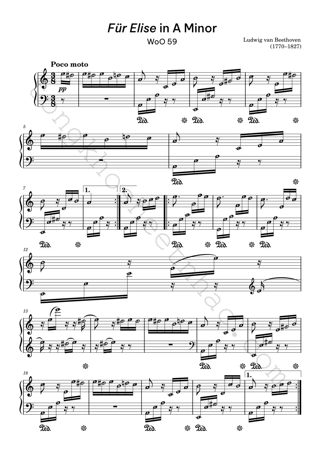 für-elise-–-beethoven_1 - Sheet Nhạc Miễn Phí - Tổng Kho Sheet Nhạc