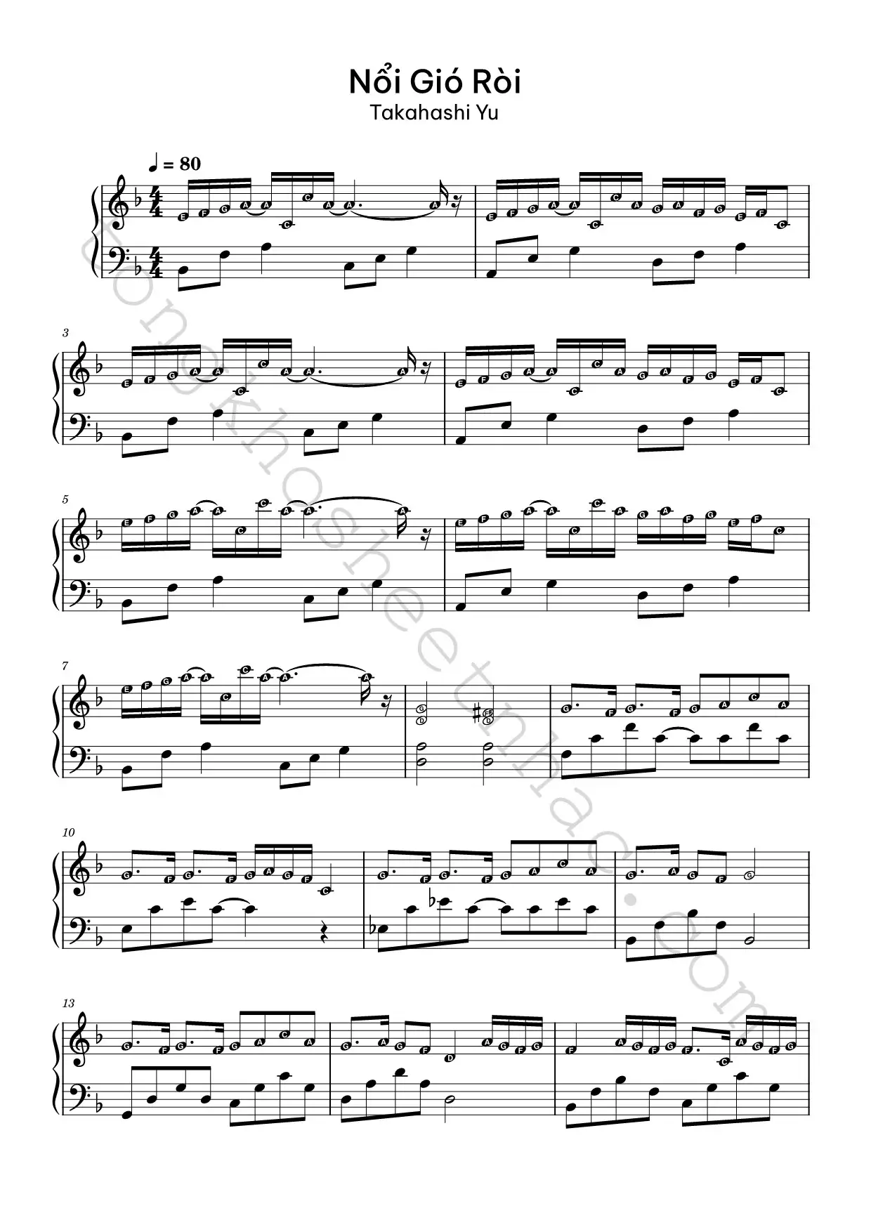 nổi-gió-rồi_1 - Sheet Nhạc Miễn Phí - Tổng Kho Sheet Nhạc