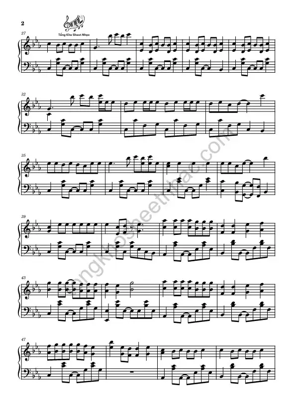 sheet nhac apt rose mien phi 2