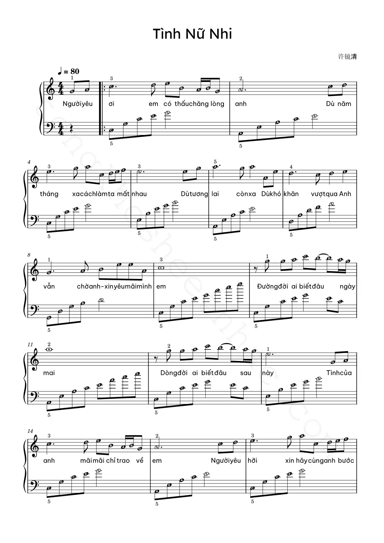 tinh-nu-nhi_1 - Sheet Nhạc Miễn Phí - Tổng Kho Sheet Nhạc