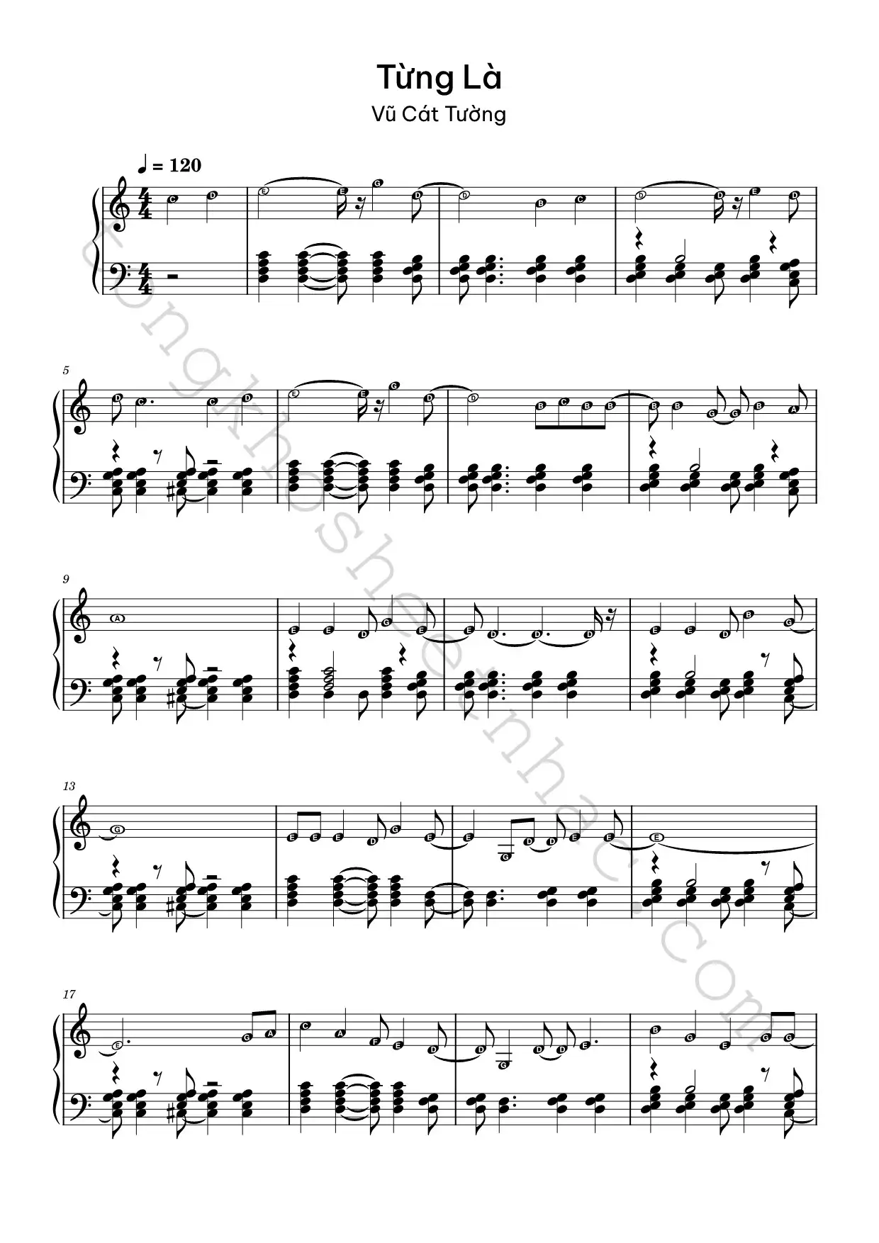 tung-la_1 - Sheet Nhạc Miễn Phí - Tổng Kho Sheet Nhạc