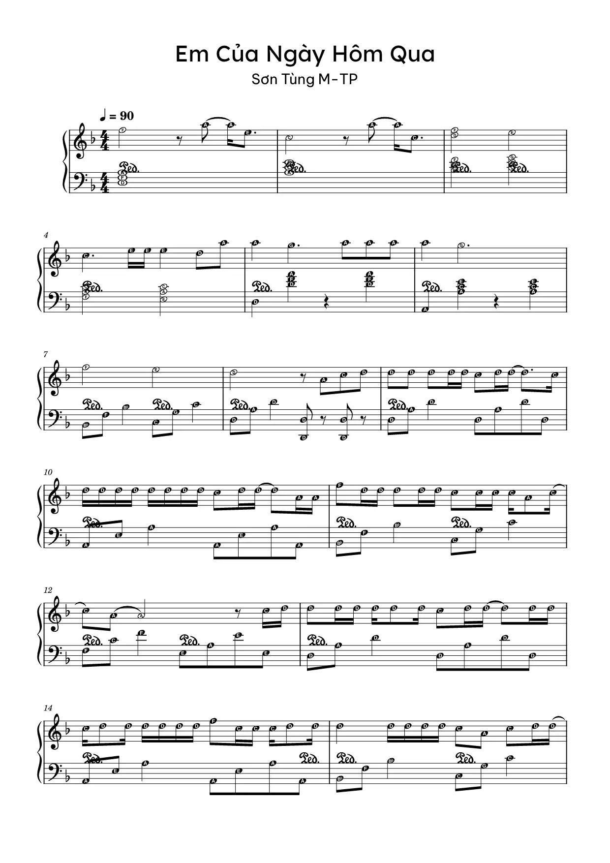 em-của-ngày-hôm-qua---sơn-tùng-m-tp_1 - Sheet Nhạc Miễn Phí | Tổng Kho Sheet Nhạc