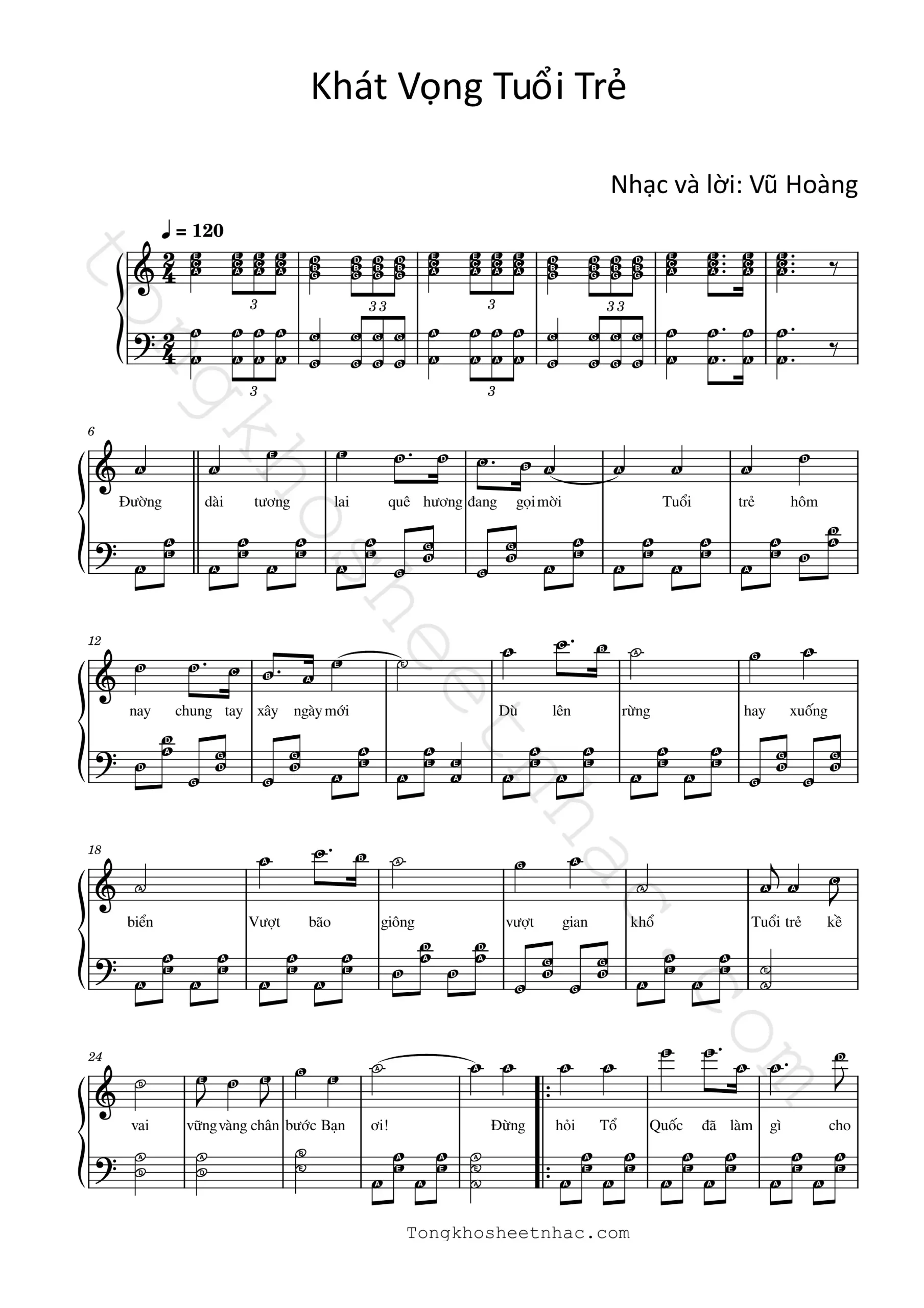khát-vọng-tuổi-trẻ-sheet-piano_1 - Sheet Nhạc Miễn Phí | Tổng Kho Sheet Nhạc