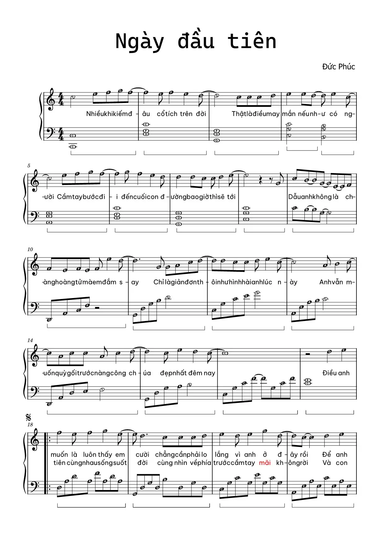 ngày-đầu-tiên-–-Đức-phúc-ngày-đầu-tiên_1 - Tổng Kho Sheet Nhạc | Sheet Nhạc Miễn Ph&iacute;